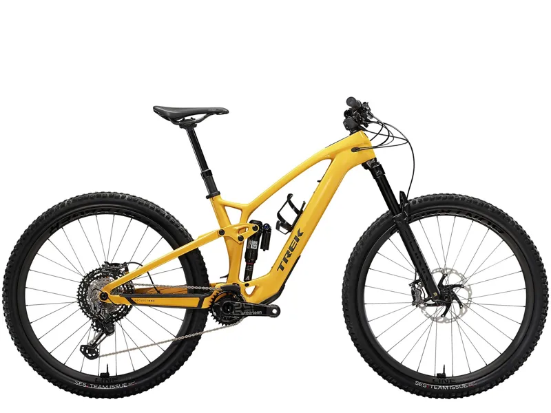 Fuel Exe 9.9 XTR Electric Mountain Bike in Baja Yellow